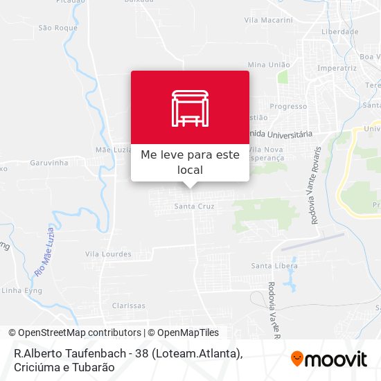 R.Alberto Taufenbach - 38 (Loteam.Atlanta) mapa