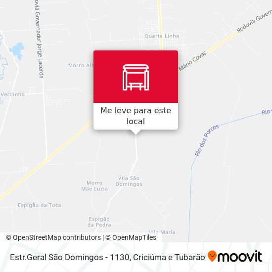 Estr.Geral São Domingos - 1130 mapa