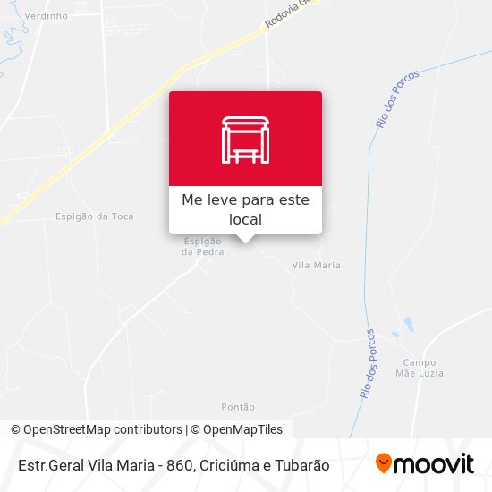 Estr.Geral Vila Maria - 860 mapa
