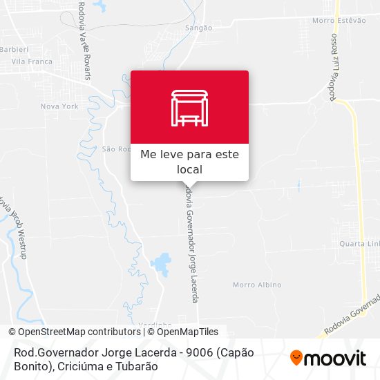 Rod.Governador Jorge Lacerda - 9006 (Capão Bonito) mapa