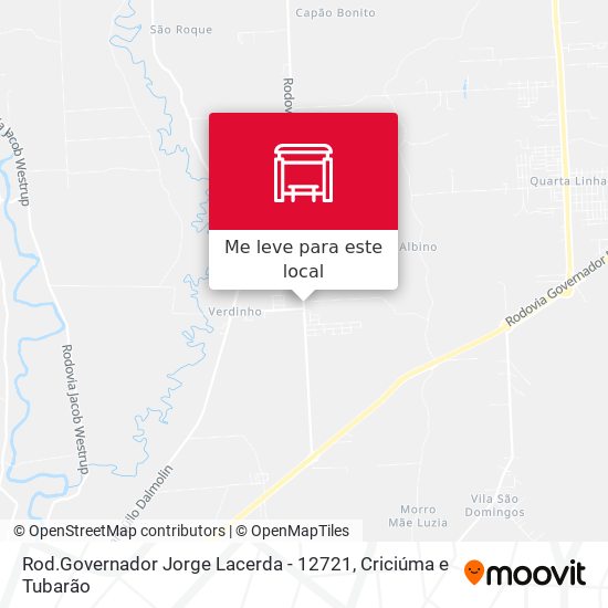 Rod.Governador Jorge Lacerda - 12721 mapa