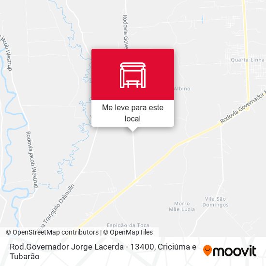 Rod.Governador Jorge Lacerda - 13400 mapa
