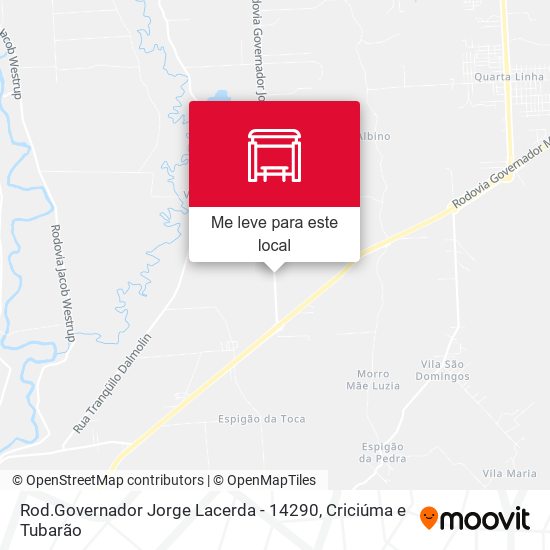 Rod.Governador Jorge Lacerda - 14290 mapa