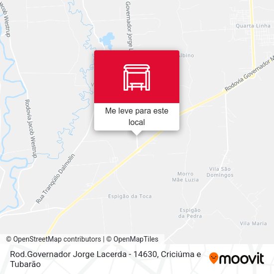 Rod.Governador Jorge Lacerda - 14630 mapa