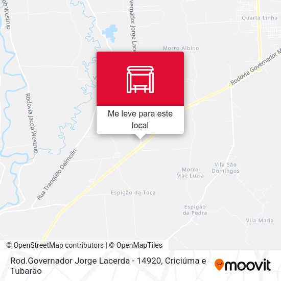 Rod.Governador Jorge Lacerda - 14920 mapa