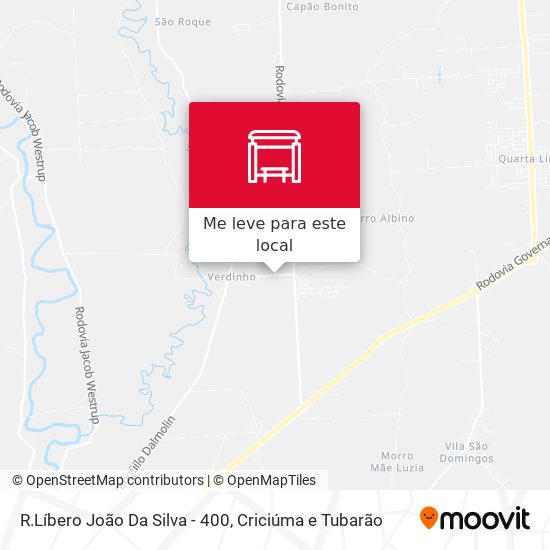 R.Líbero João Da Silva - 400 mapa