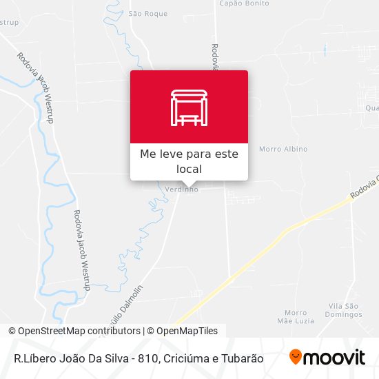 R.Líbero João Da Silva - 810 mapa