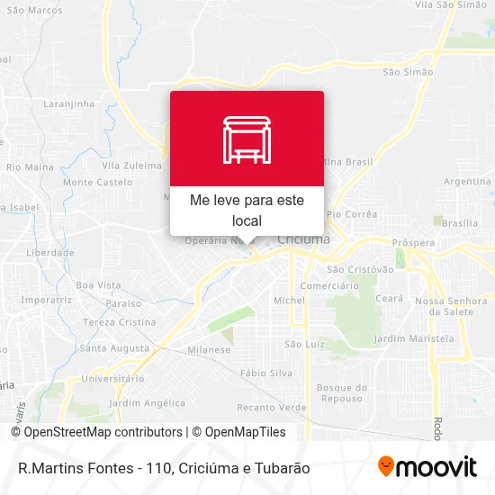 R.Martins Fontes - 110 mapa