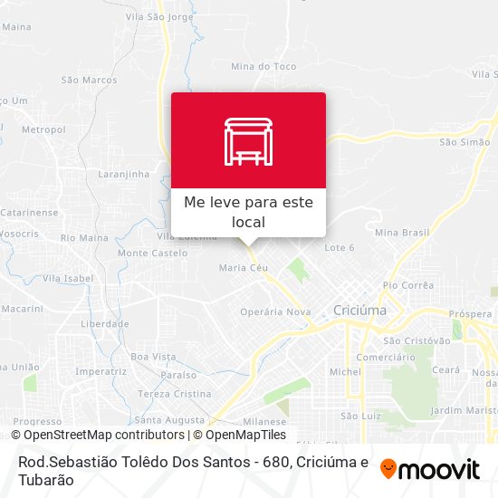 Rod.Sebastião Tolêdo Dos Santos - 680 mapa