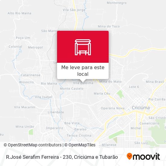 R.José Serafim Ferreira - 230 mapa