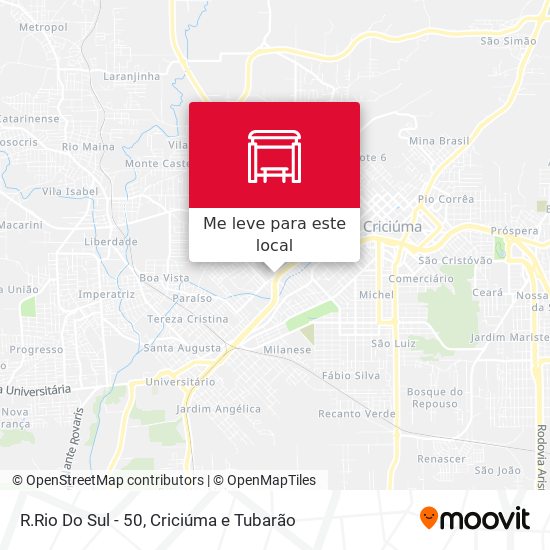 R.Rio Do Sul - 50 mapa