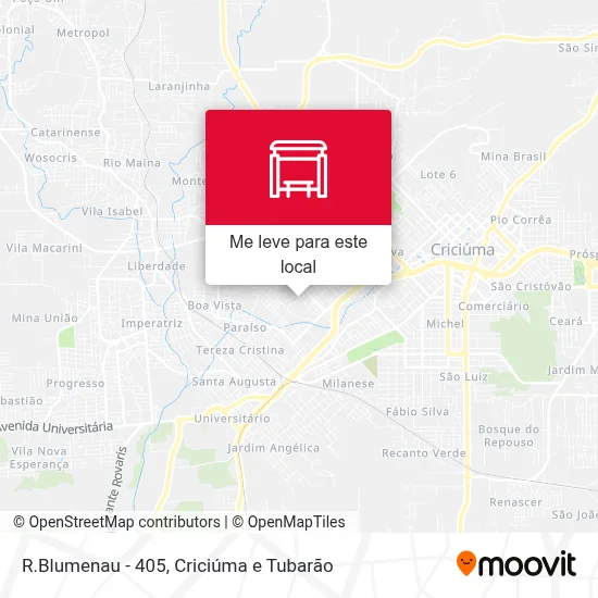 R.Blumenau - 405 mapa