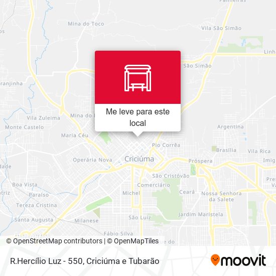 R.Hercílio Luz - 550 mapa