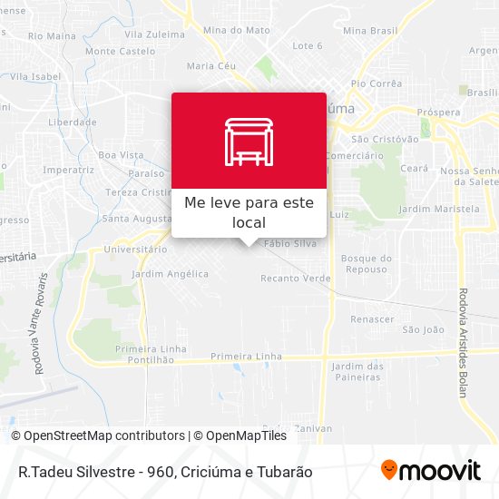 R.Tadeu Silvestre - 960 mapa