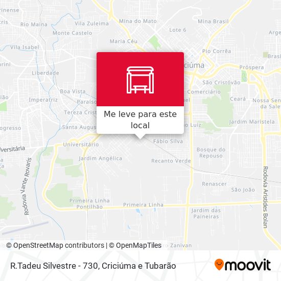 R.Tadeu Silvestre - 730 mapa