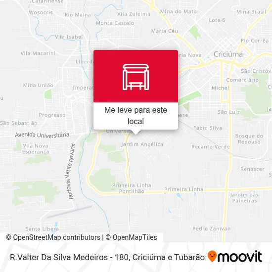 R.Valter Da Silva Medeiros - 180 mapa