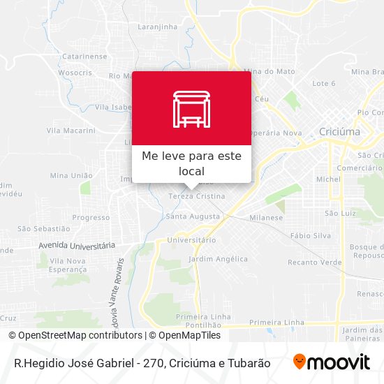 R.Hegidio José Gabriel - 270 mapa