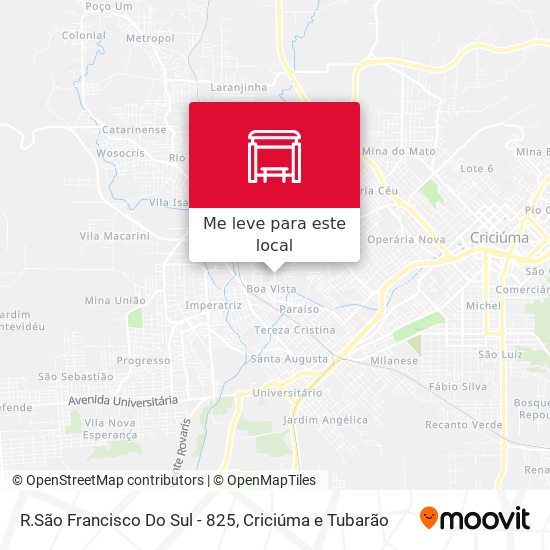 R.São Francisco Do Sul - 825 mapa