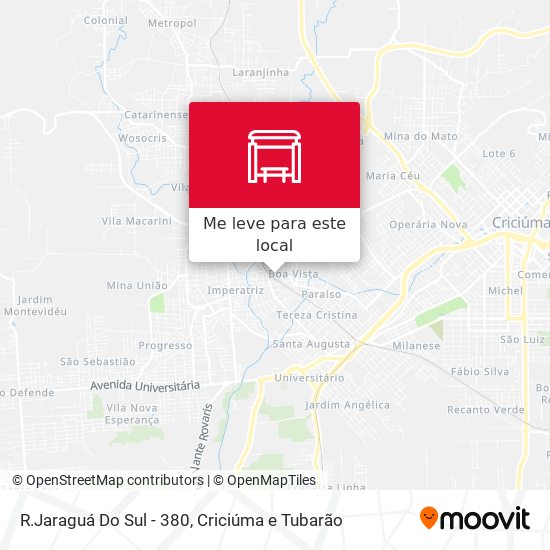 R.Jaraguá Do Sul - 380 mapa