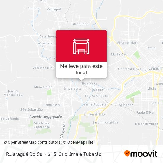 R.Jaraguá Do Sul - 615 mapa