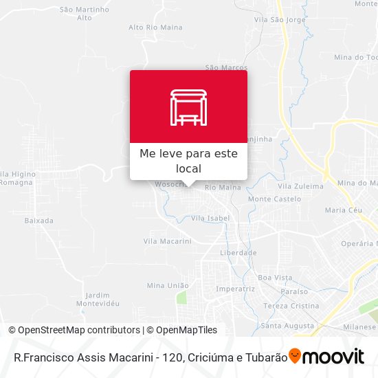 R.Francisco Assis Macarini - 120 mapa