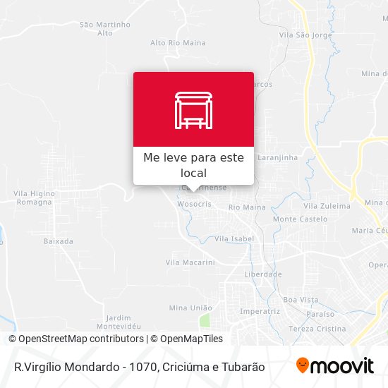 R.Virgílio Mondardo - 1070 mapa
