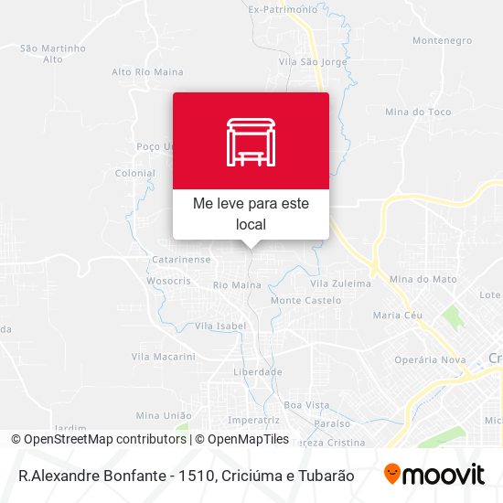 R.Alexandre Bonfante - 1510 mapa