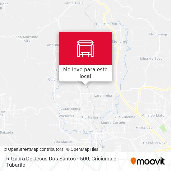 R.Izaura De Jesus Dos Santos - 500 mapa
