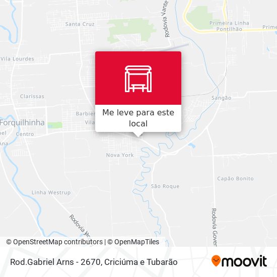 Rod.Gabriel Arns - 2670 mapa