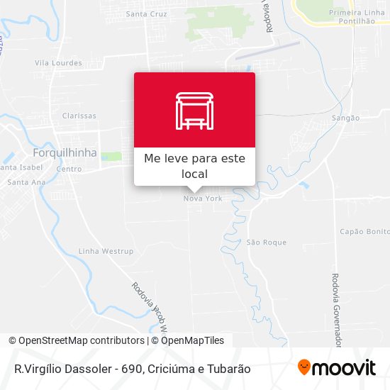 R.Virgílio Dassoler - 690 mapa