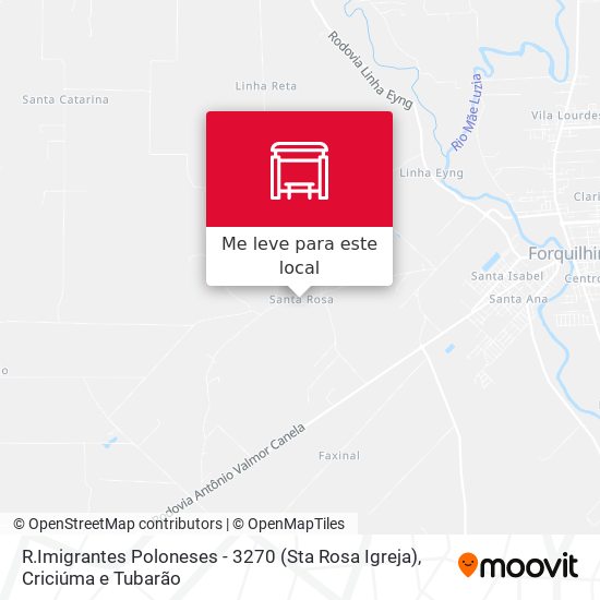 R.Imigrantes Poloneses - 3270 (Sta Rosa Igreja) mapa