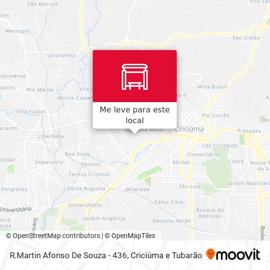 R.Martin Afonso De Souza - 436 mapa