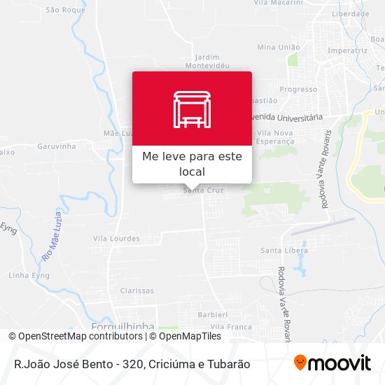 R.João José Bento - 320 mapa