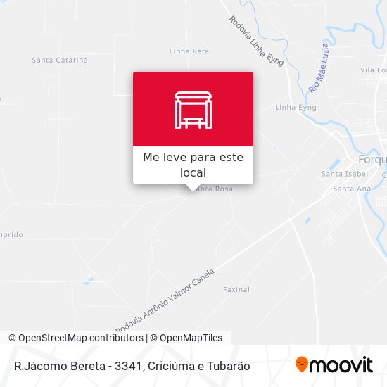 R.Jácomo Bereta - 3341 mapa