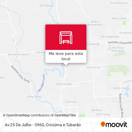 Av.25 De Julho - 3960 mapa