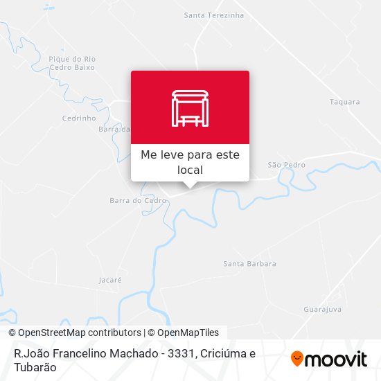 R.João Francelino Machado - 3331 mapa