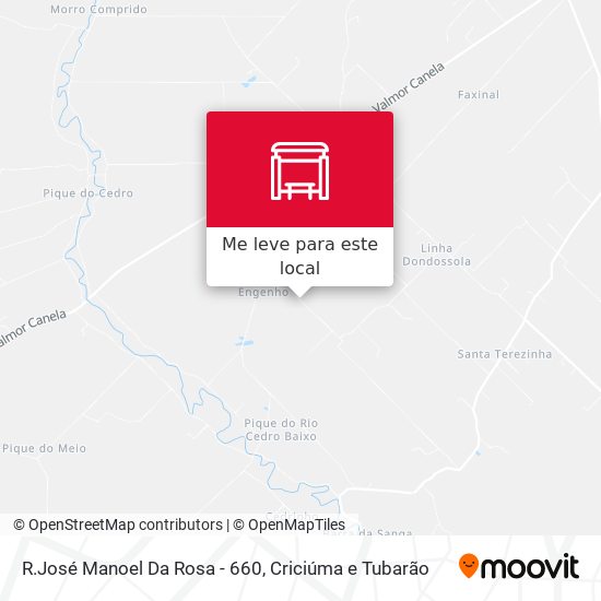 R.José Manoel Da Rosa - 660 mapa