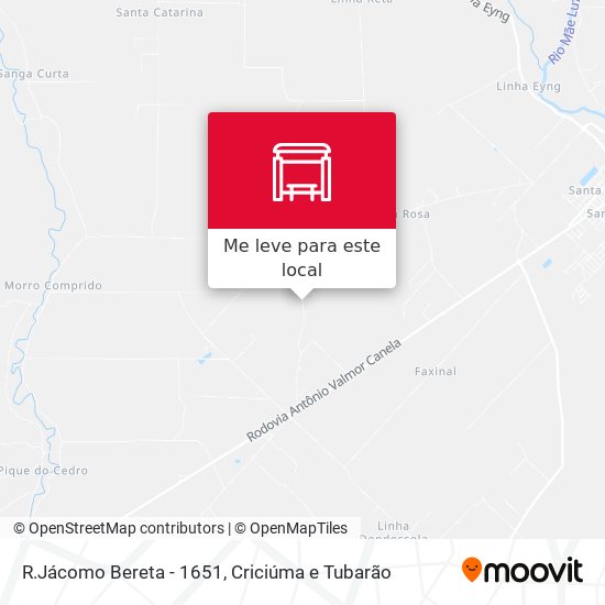 R.Jácomo Bereta - 1651 mapa