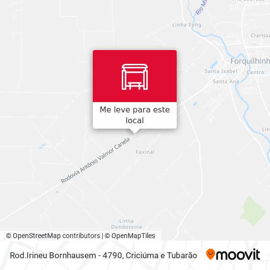 Rod.Irineu Bornhausem - 4790 mapa