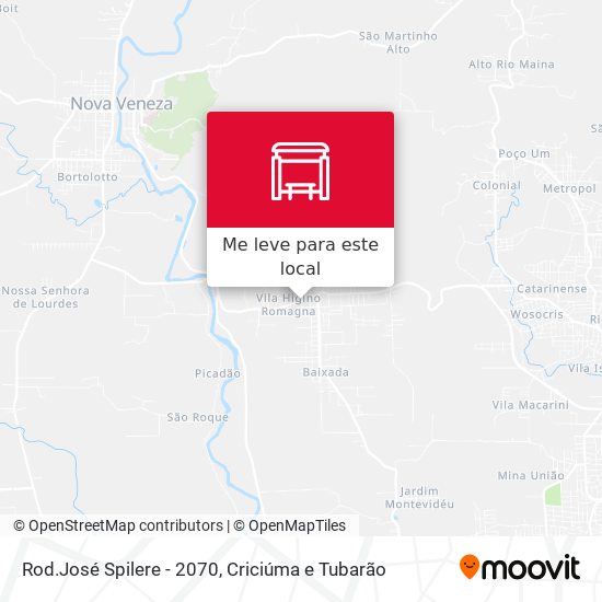 Rod.José Spilere - 2070 mapa