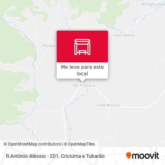 R.Antônio Aléssio - 201 mapa