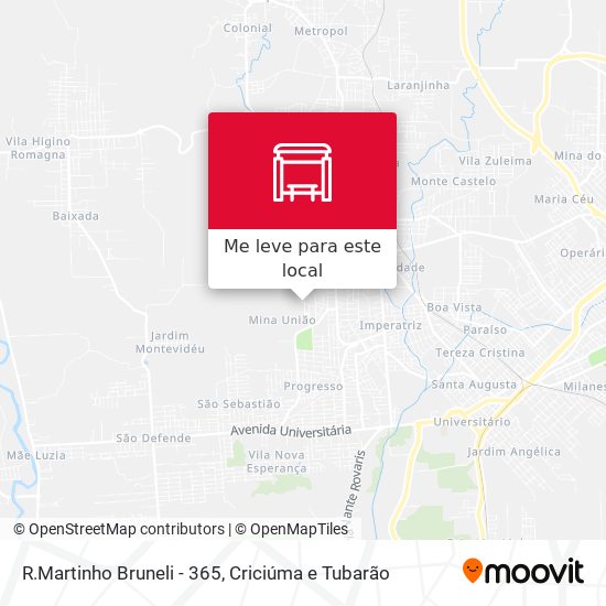 R.Martinho Bruneli - 365 mapa
