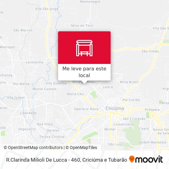R.Clarinda Milioli De Lucca - 460 mapa