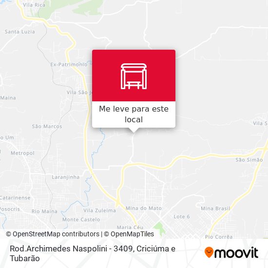 Rod.Archimedes Naspolini - 3409 mapa