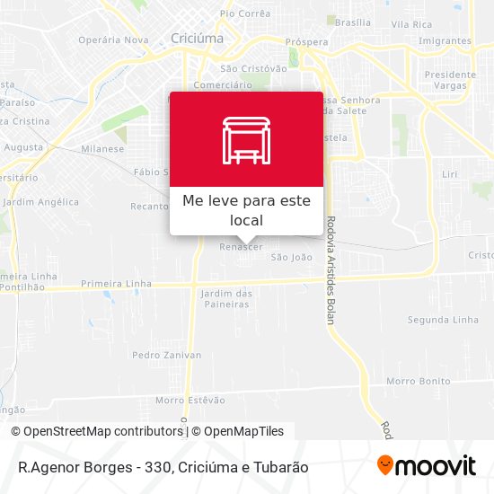 R.Agenor Borges - 330 mapa