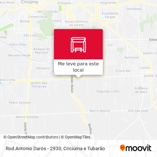 Rod.Antonio Darós - 2930 mapa
