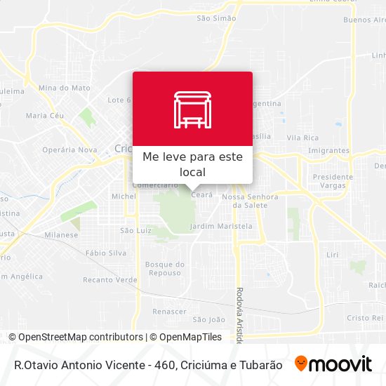 R.Otavio Antonio Vicente - 460 mapa