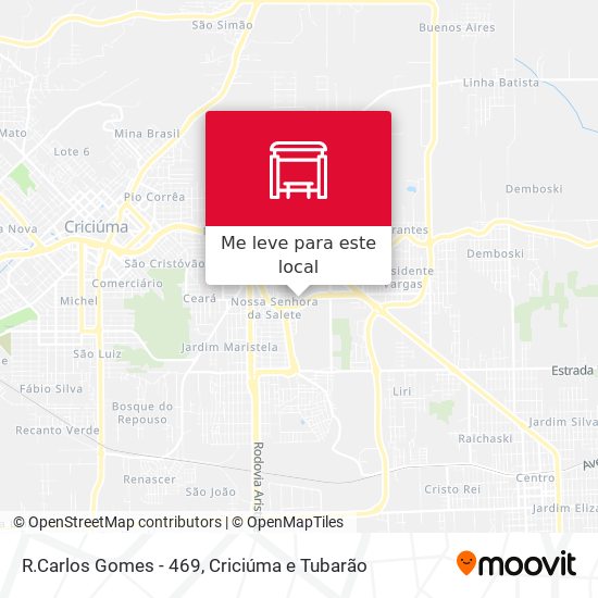 R.Carlos Gomes - 469 mapa