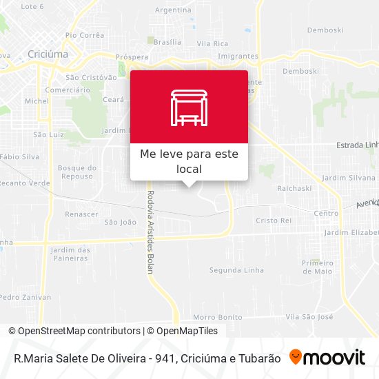 R.Maria Salete De Oliveira - 941 mapa