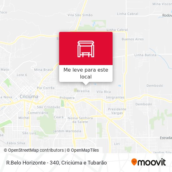 R.Belo Horizonte - 340 mapa